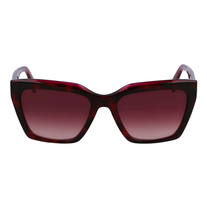 Liu Jo Women's Sunglasses LJ795S (54/18/140) - Red Acetate Frame, Beige Lenses