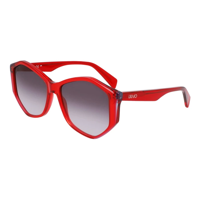 Liu Jo Women's Sunglasses LJ797S-5715623 – Red acetate frame, 57/15/140 mm, Category 2