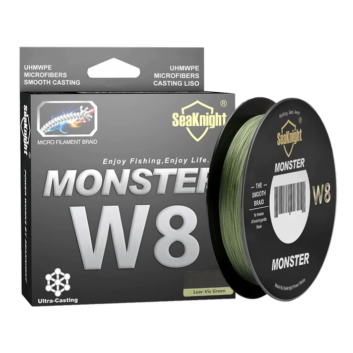Νήμα Οκτάκλωνο, Seaknight Manster LN0224, 6.8kg, 0.14mm, 300m, πράσινο