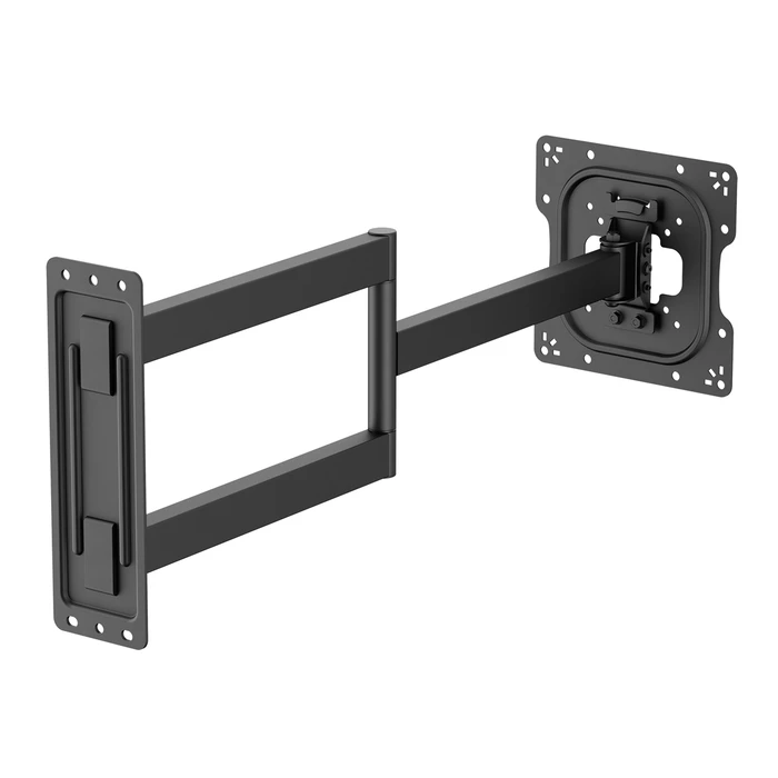 BRATECK LPA95-223L επιτοίχια βάση τηλεόρασης full motion, 23-43" έως 50kg, Μαύρη