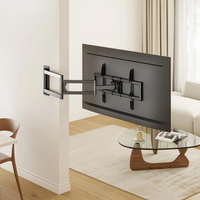 BRATECK επιτοίχια βάση τηλεόρασης LPA95-465XL, 37"-86", έως 50kg, full motion