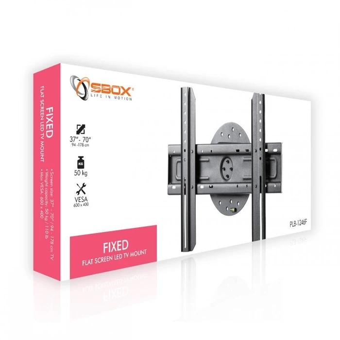 Βάση Τηλεόρασης Sbox WALL FIXED 360 ROTATION