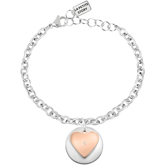 Γυναικείο Βραχιόλι La Petite Story Lps05Apy04 (16+3cm) από Ατσάλι Grey