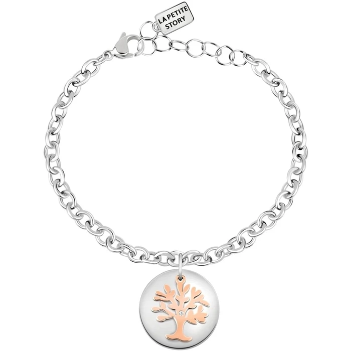 Γυναικείο Βραχιόλι La Petite Story Lps05Apy05 (16+3cm) από Ατσάλι Grey