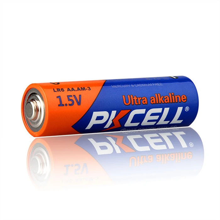 Pkcell Alkaline Batteries LR6 AA 24 Pieces Closed Pack