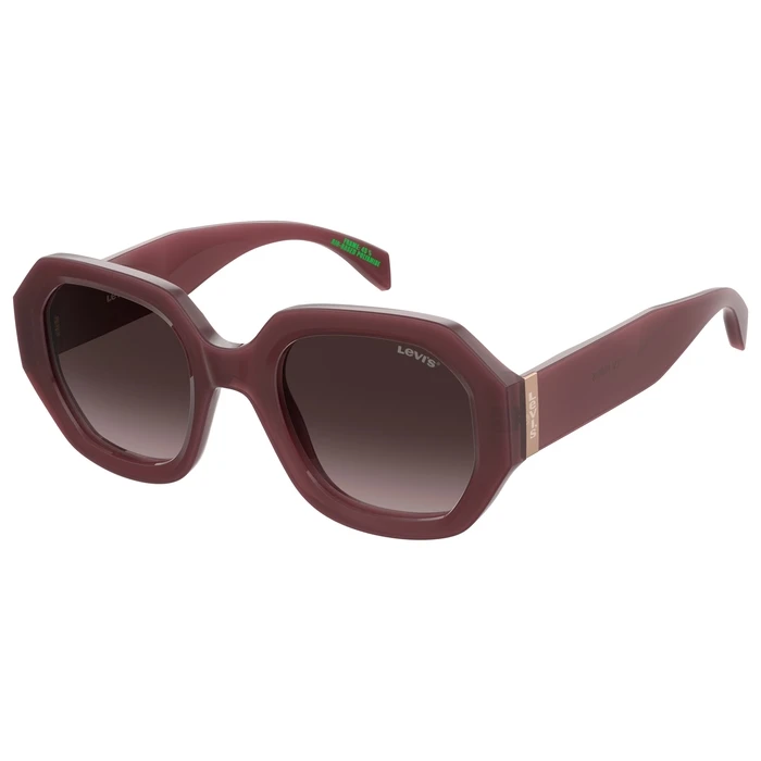 LEVI'S Women Sunglasses LV-1066-S-LHF - Pink lenses, Acetate frame, 51/23/140 mm