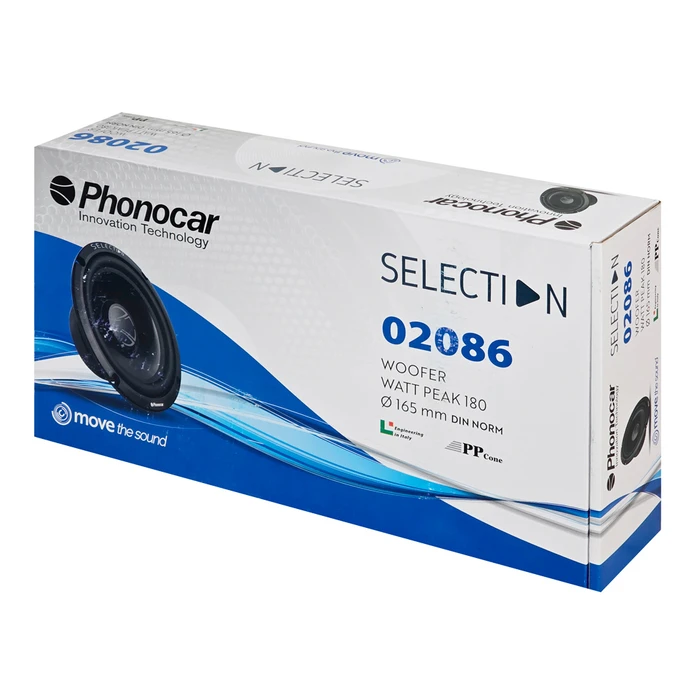 Ηχεία Αυτοκινήτου Phonocar Σετ Selection 02086, 6.5", 90W, woofer