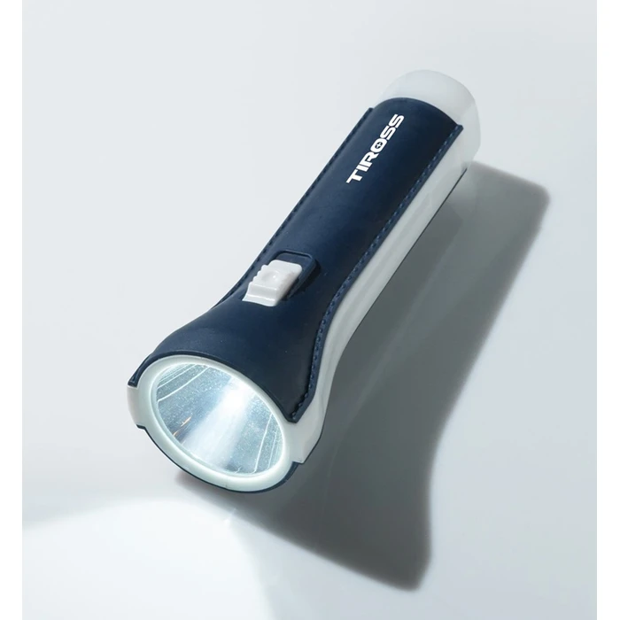 Φακός LED Tiross Φορητός TS-2205, 60lm + 35lm, μπλε