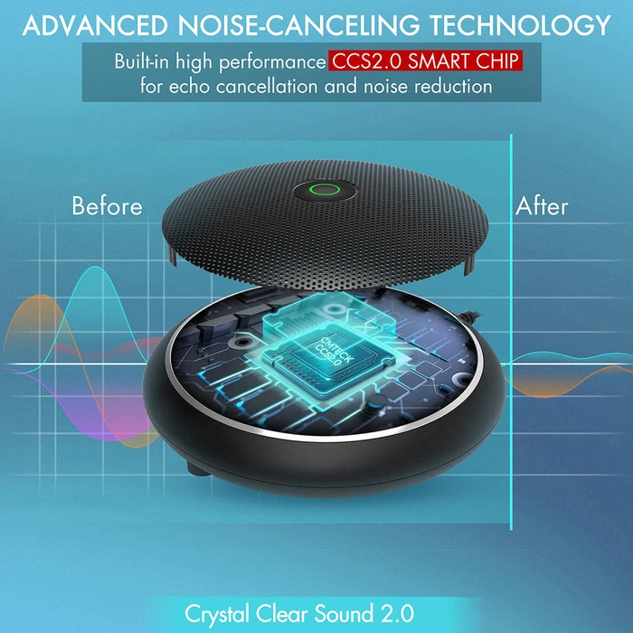 Μικρόφωνο Cmteck Επιτραπέζιο M003, Omnidirectional, Usb, Μαύρο