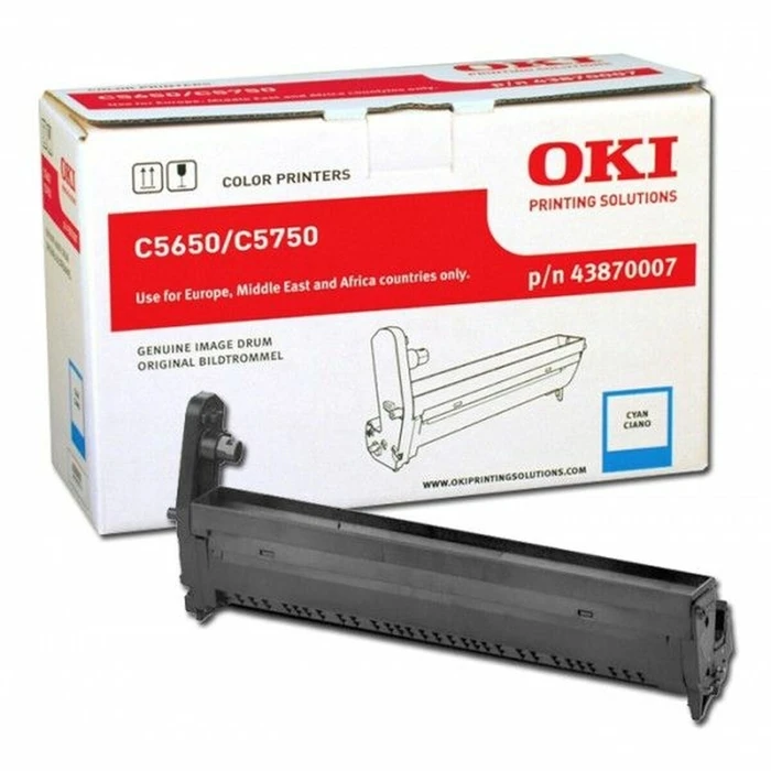 Drum Oki 43870007 Μαύρο Κυανό C/5650/5750