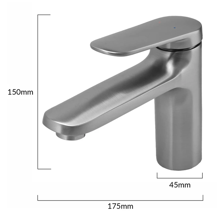 Μπαταρία Νιπτήρα Bruno M11570-235C, Αναμεικτική, Ασημί