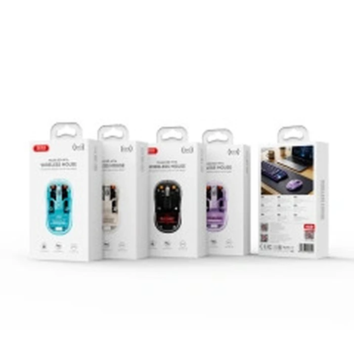 XO M16 Silent Wireless Dual-Mode Mouse White (USB + Bluetooth)