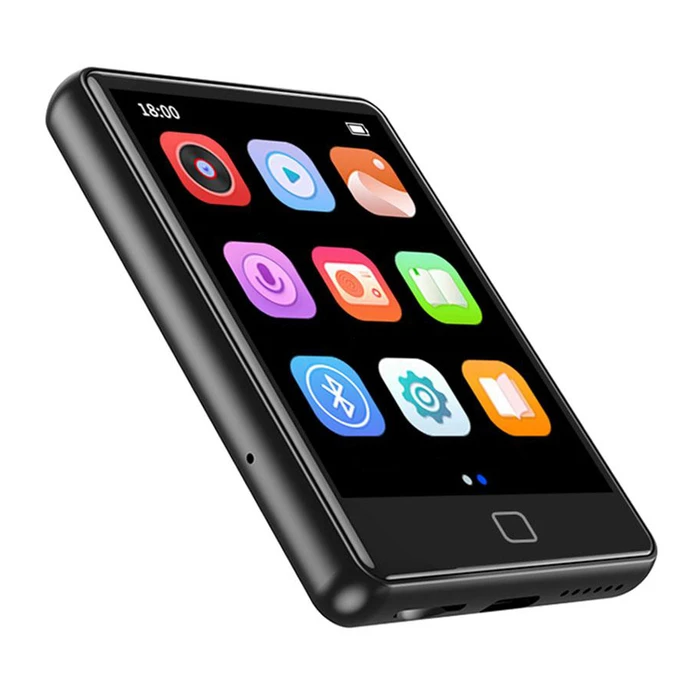 Mp3 Player Ruizu M20 Με Οθόνη Αφής 2.8", 16Gb, Ελληνικό Μενού, Μαύρο