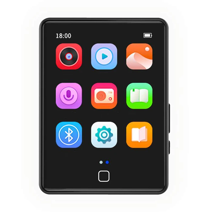 Mp3 Player Ruizu M20 Με Οθόνη Αφής 2.8", 16Gb, Ελληνικό Μενού, Μαύρο