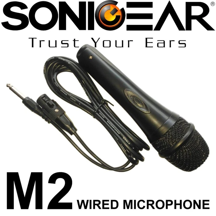 Μικρόφωνο Sonic Gear Wired 6,5MM JACK M2 Black
