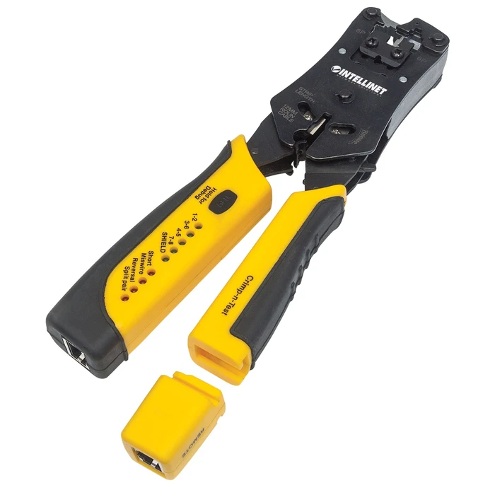 Πένσα Intellinet Universal Modular Plug Crimping Tool and Cable Tester, 2-in-1