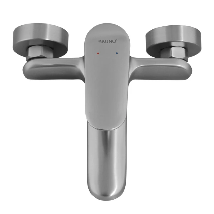 Μπαταρία Τοίχου Μπάνιου Bruno M31570-235C, Αναμεικτική, Ασημί