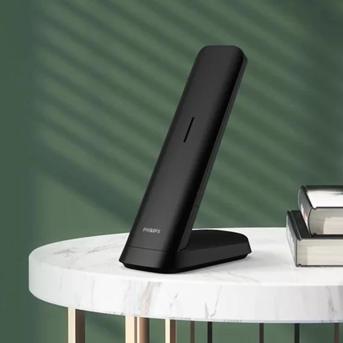 Ασύρματο Τηλέφωνο Philips M4701B/GRS Μαύρο με φωτιζόμενη οθόνη