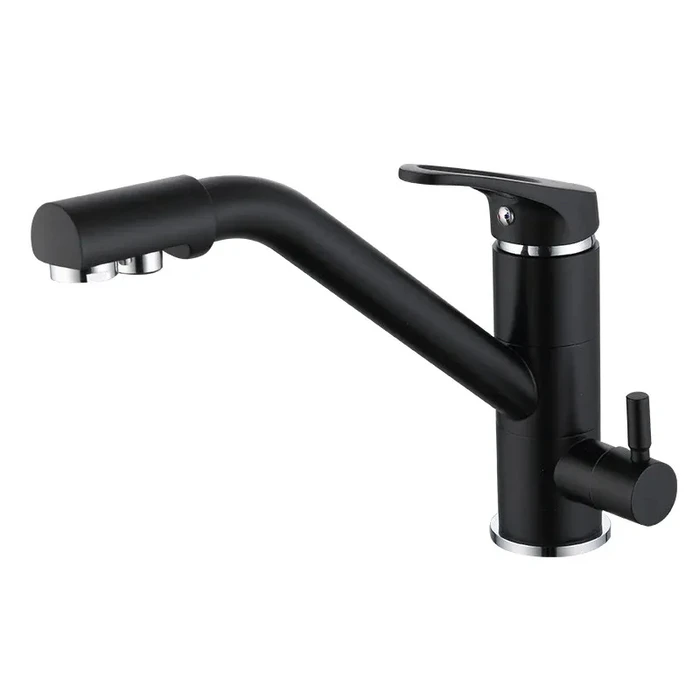 Μπαταρία Πάγκου Κουζίνας Bruno M54954-355H, Τρίοδη, Αναμεικτική, Μαύρη