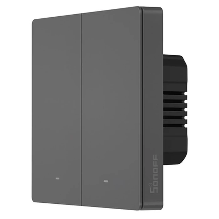 Smart Διακόπτης Sonoff M5-2C-86, διπλός, WiFi, γκρι