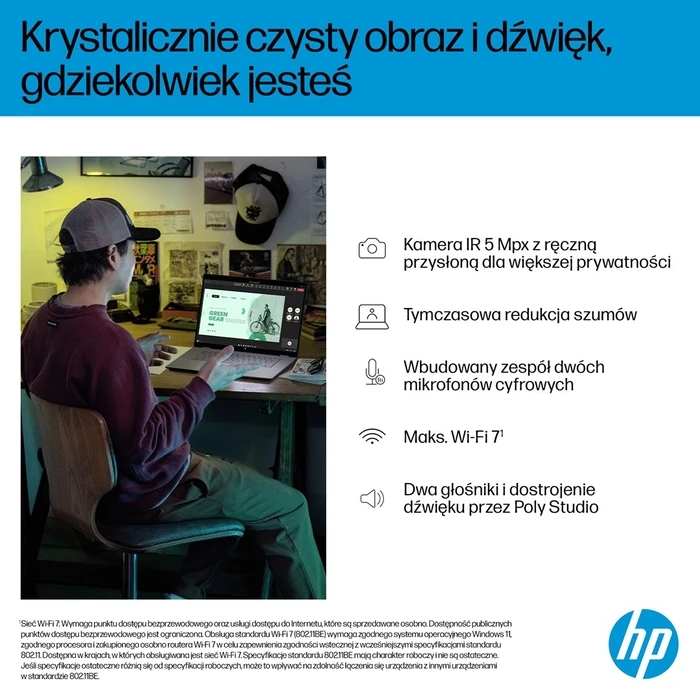 HP Laptops HP OmniBook X Flip 16 Ryzen AI 5 340 16 0 2K Touch OLED 16GB 1TB Win11 Meteor Silver 2Y
