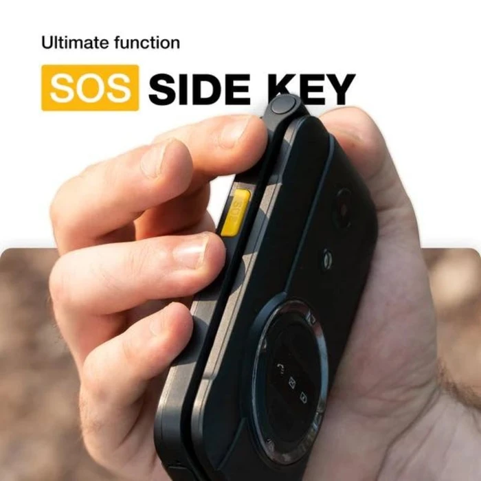 Κινητό Τηλέφωνο AGM M8 FLIP Μαύρο IP68/IP69K, Dual Sim με Bluetooth, USB, SD, 2.8?, SOS συμβατό με ακουστικά βαρηκοΐας