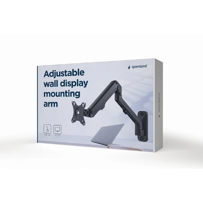 Βάση Monitor Gembird ADJUSTABLE WALL ARM UP to 27'/7KG