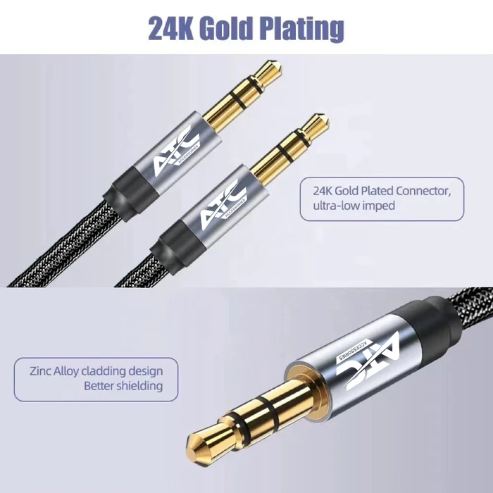 Καλώδιο Ήχου ATC HQ 3.5mm M / M Cable 1.5m