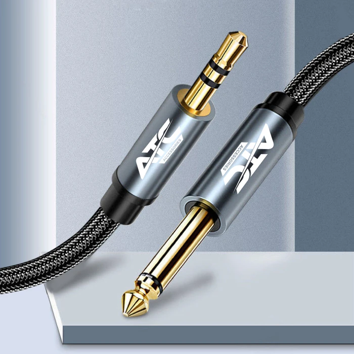 Καλώδιο Ήχου ATC HQ 3.5mm Stereo / 6.35 Mono 2m