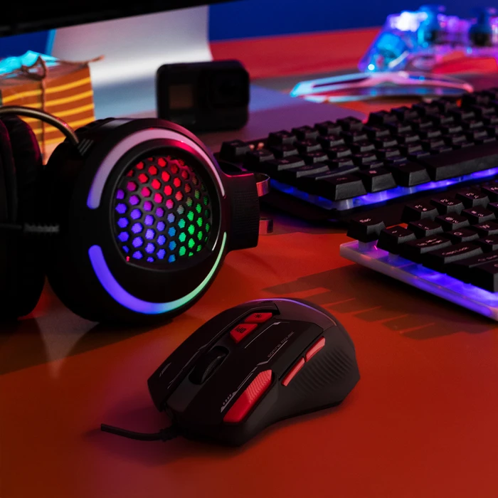 Barracuda BGM-041 RGB Gaming Ποντίκι 12800 DPI Μαύρο (MANTA)