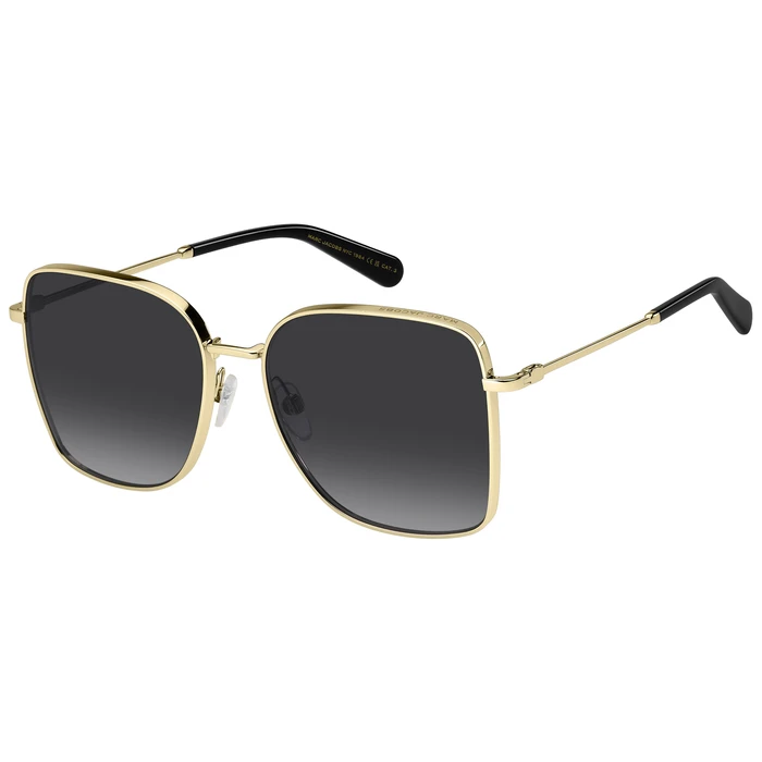 Marc Jacobs Women's Sunglasses MARC 829/S RHL (58/17/145) – Gold Metal Frame, Grey Lenses (Category 3 degraded)