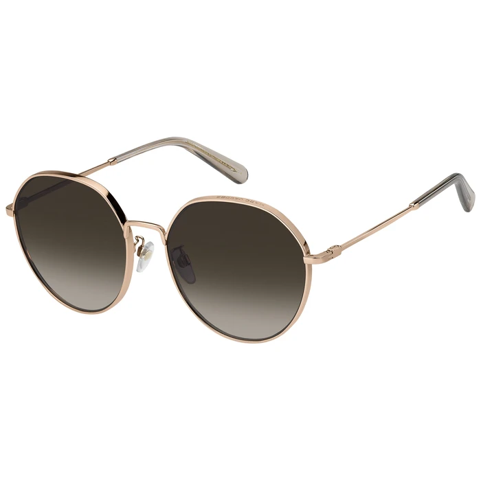 Marc Jacobs Women's Sunglasses MARC 830/F/S PY3 – Gold metal frame, brown gradient lenses (58/18/145)