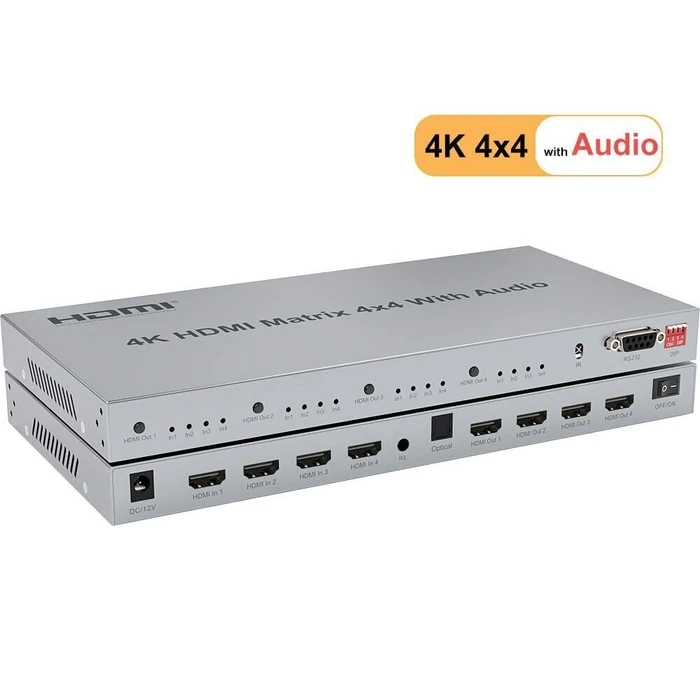 HDMI Splitter Matrix 4 In / 4 Out