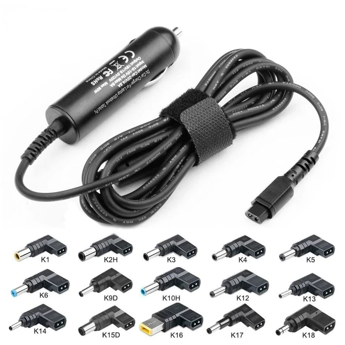 CoreParts Car Charger 90W 1x USB Black MBXUN-90W-DC0001