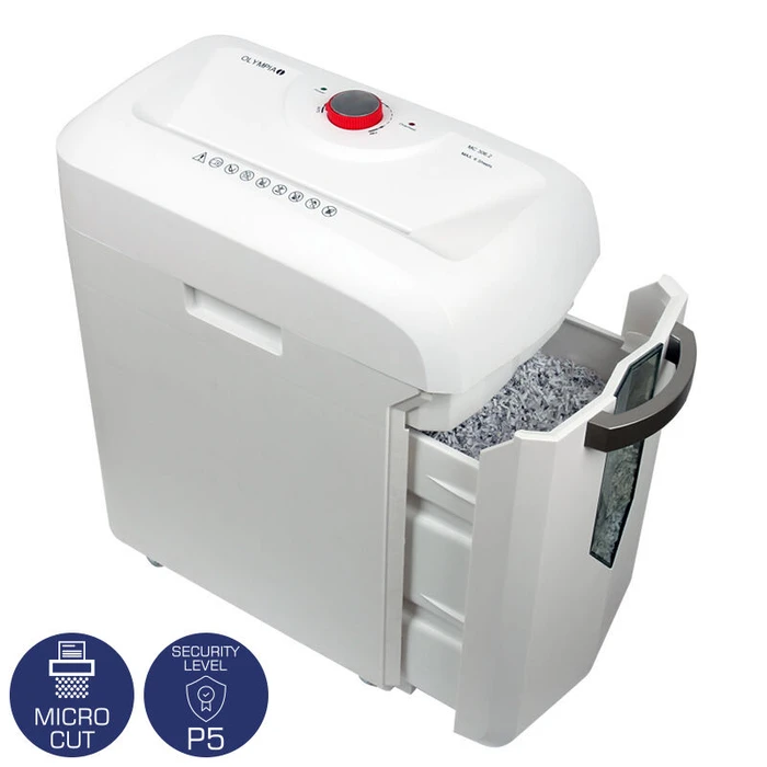 Καταστροφέας Εγγράφων Olympia MC 306.2 Επαγγελματικός Cross Cut P5 – 6 x A4 – 19L