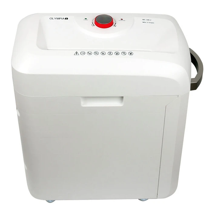 Καταστροφέας Εγγράφων Olympia MC 306.2 Επαγγελματικός Cross Cut P5 – 6 x A4 – 19L