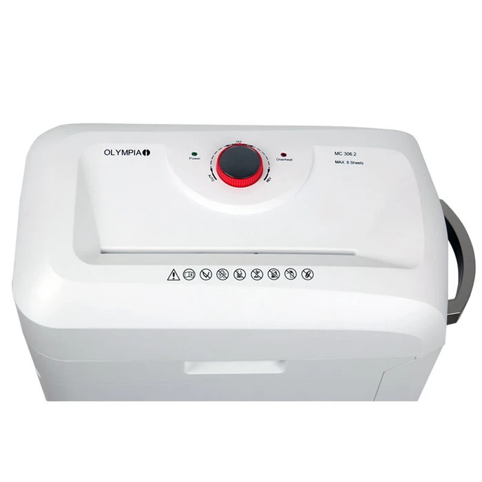 Καταστροφέας Εγγράφων Olympia MC 306.2 Επαγγελματικός Cross Cut P5 – 6 x A4 – 19L