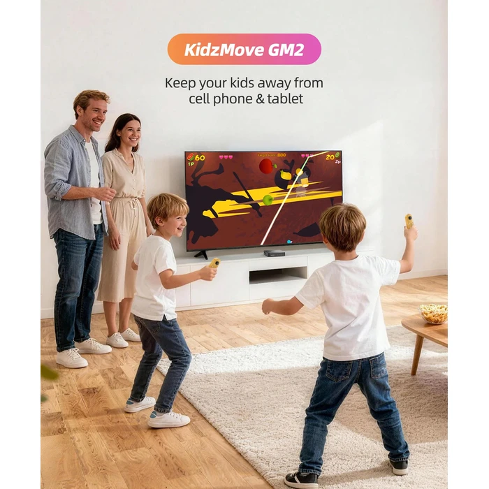 Mecool KidzMove GM2 Ασύρματο Gamepad Κίτρινο
