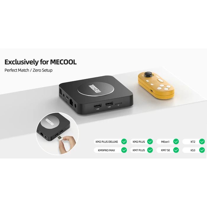Mecool KidzMove GM2 Ασύρματο Gamepad Κίτρινο