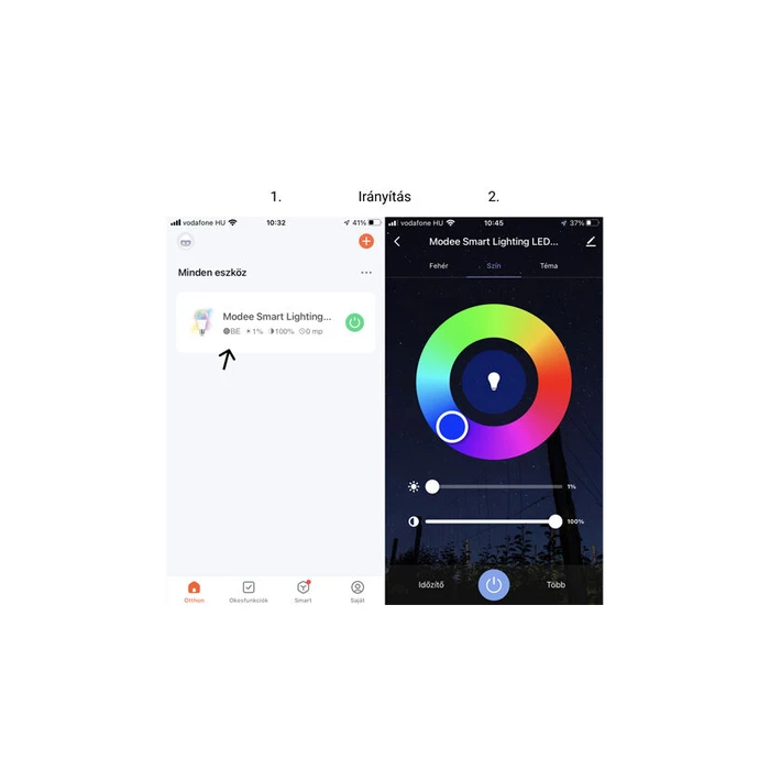 Modee Lighting Λάμπα LED Smart Σφαιρική A60 9 4W E27 180 RGB 806lm Tuya Wi Fi