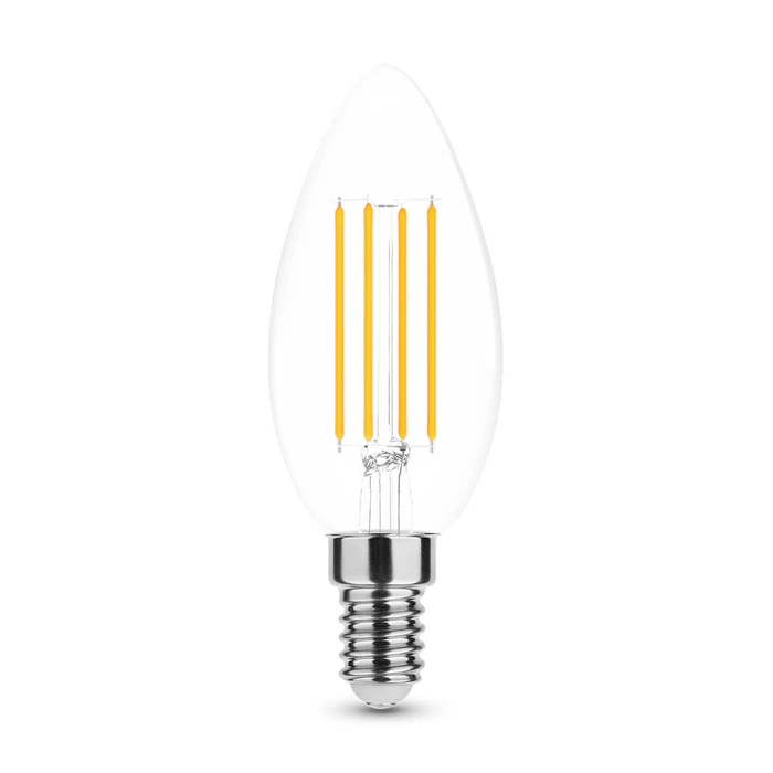 Modee Lighting Λάμπα LED Filament Κερί C35 7W E14 4000K 806lm ERP