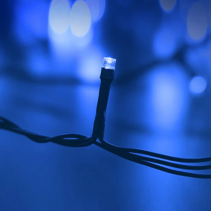Modee Χριστουγεννιάτικα Λαμπάκια LED 200τμχ 20μ. Ψυχρό Λευκό (10000K) με Τροφοδοτικό - 40.004.0010
