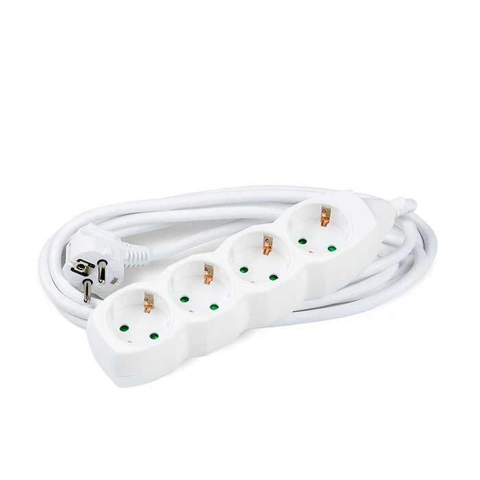Power Strip Technik 4 Socket 1.5 mm2 White 3 m