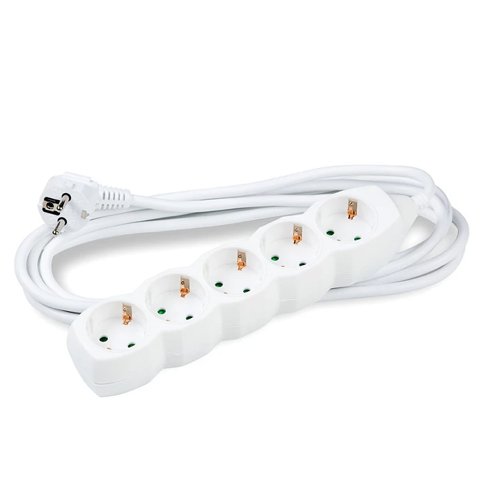 Technik Πολύπριζο 5 Θέσεων 1,5mm2 Λευκό 3m