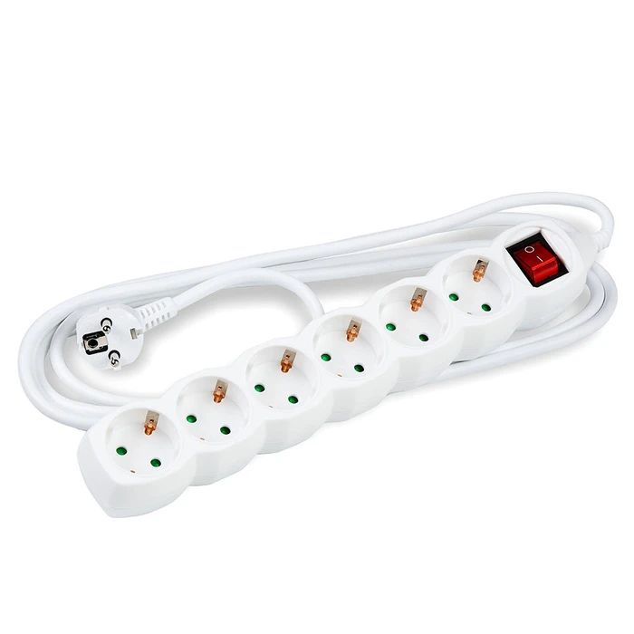 Technik Πολύπριζο 6 Θέσεων 3x1,5mm 5m Με Διακόπτη