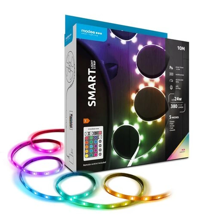 Modee Lighting Ταινία LED Smart RGB με Τηλεχειριστήριο 24W 10m