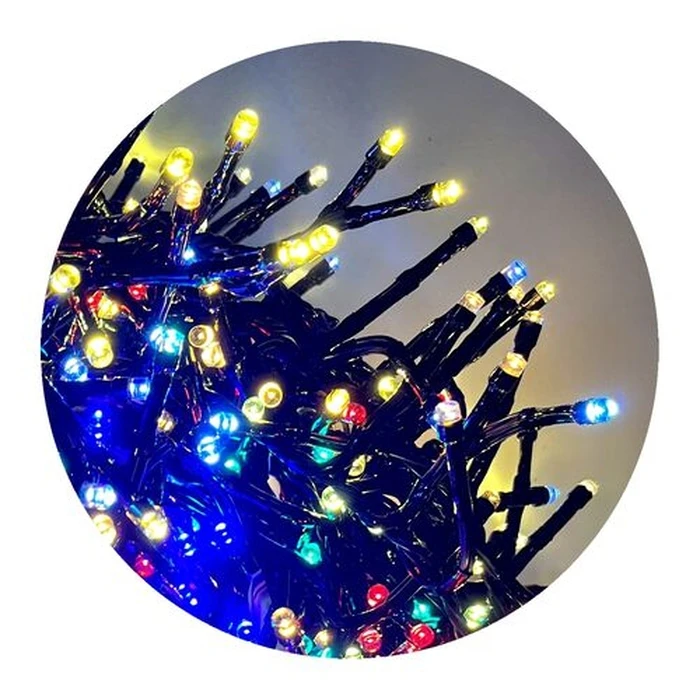Modee Χριστουγεννιάτικα Φωτάκια LED με Τροφοδοτικό 384LED 2.1m Πολύχρωμα