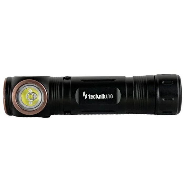 Handheld Flashlight Technik L10 with 1x18650 2200mAh Battery Osram P9 and USB C Cable 1000lm 1000lm