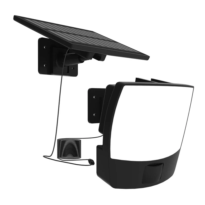 Modee Lighting Στεγανός Ηλιακός Προβολέας LED Ψυχρό Λευκό με Αισθητήρα Κίνησης και Φωτοκύτταρο IP44 ML-WS140