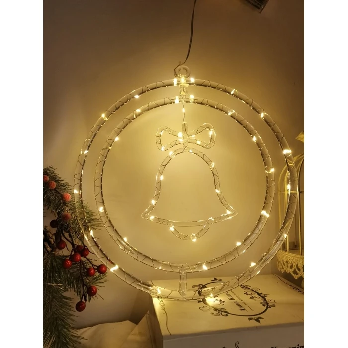 Modee Christmas LED Window Decoration Battery Powered (48 LED, 50 cm)